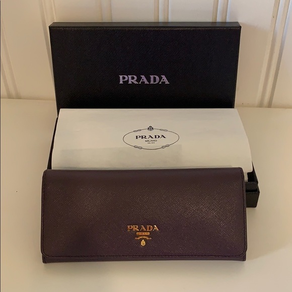 Prada Handbags - 100% Authentic Prada Leather Long Wallet